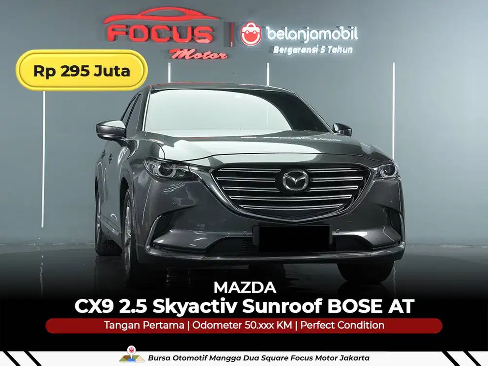 [GARANSI 5THN] Mazda CX9 CX-9 CX 9 2.5 Skyactiv Sunroof 2017/2018/2019