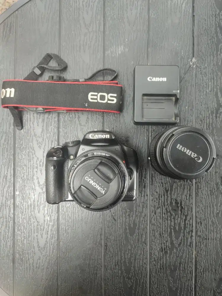 Canon Eos 450D + Lensa Fix