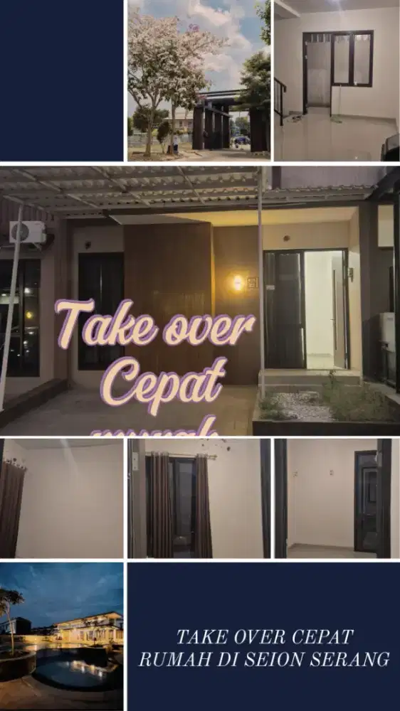 Take over cepat, perumahan seion kota serang