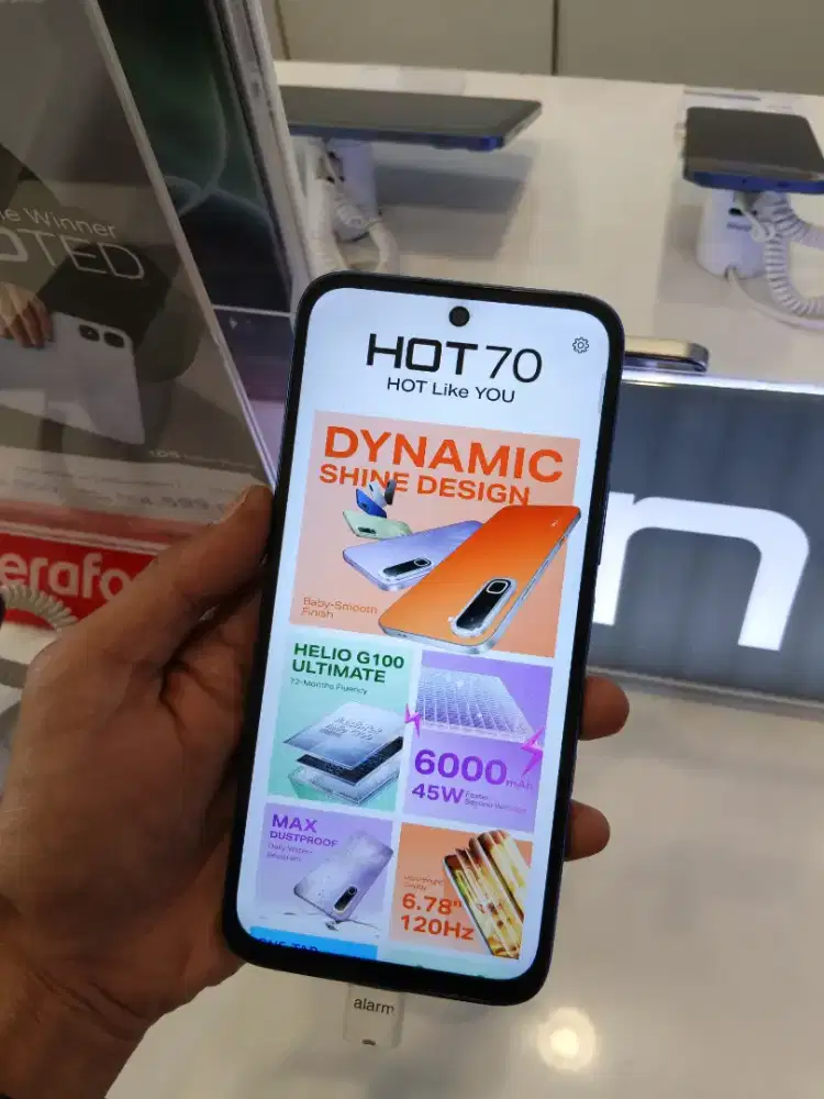 Infinix hot 70 4 128 Garansi Resmi Segelbox