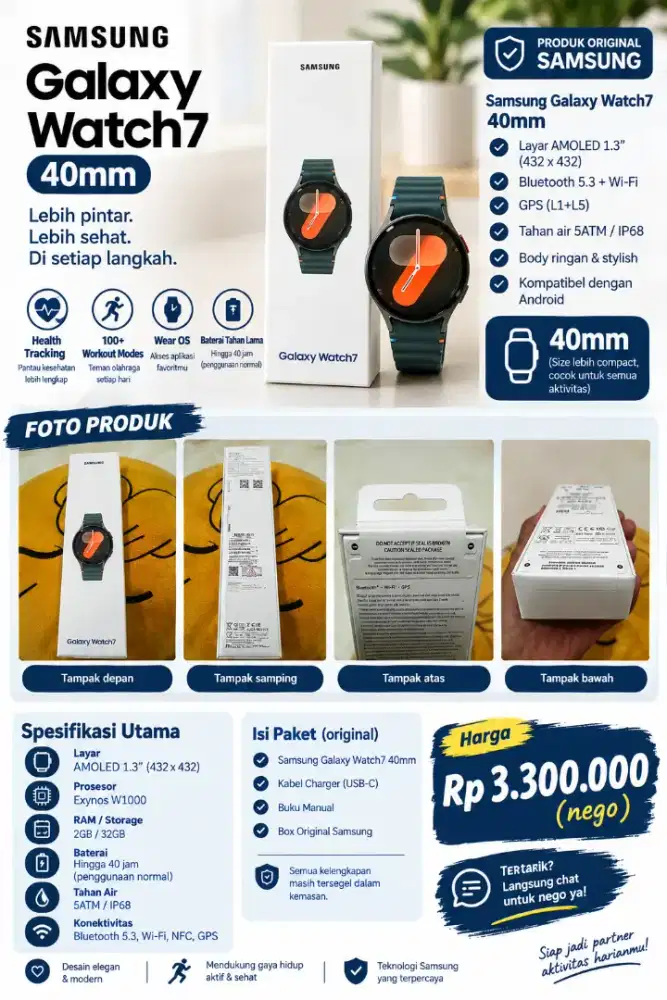 Jual smartwatch baru