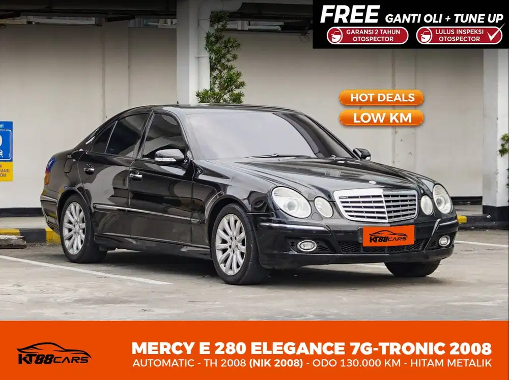 Full record MERCEDES BENZ E280 7G TRONIC 3.0 AT 2008