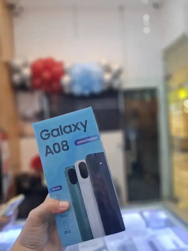 SAMSUNG A08 4/64 GARANSI RESMI