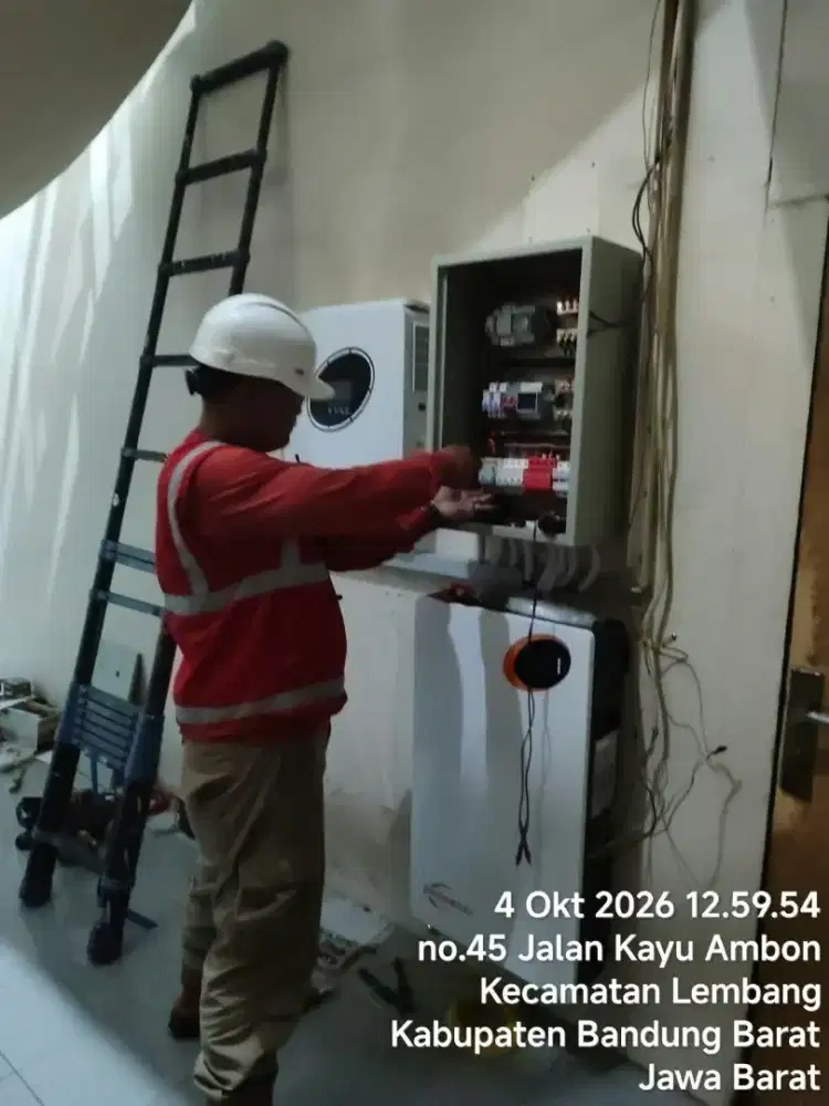 instalasi dan maintenance PLTS, CCTV, Listrik