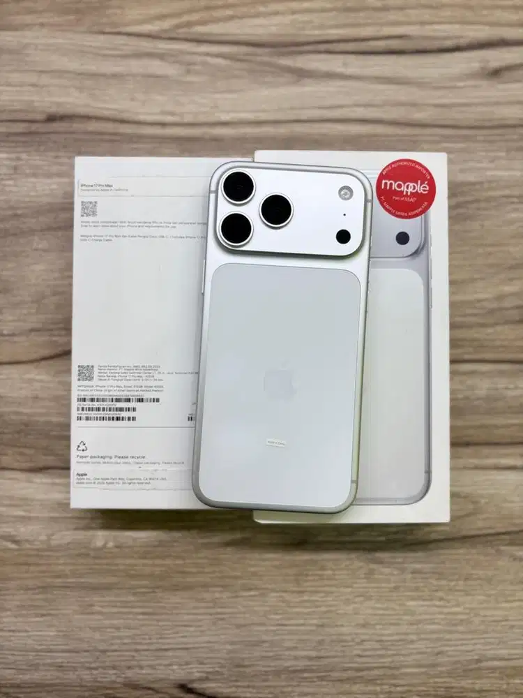iPhone 17 Promax 512Gb ibox warna silver