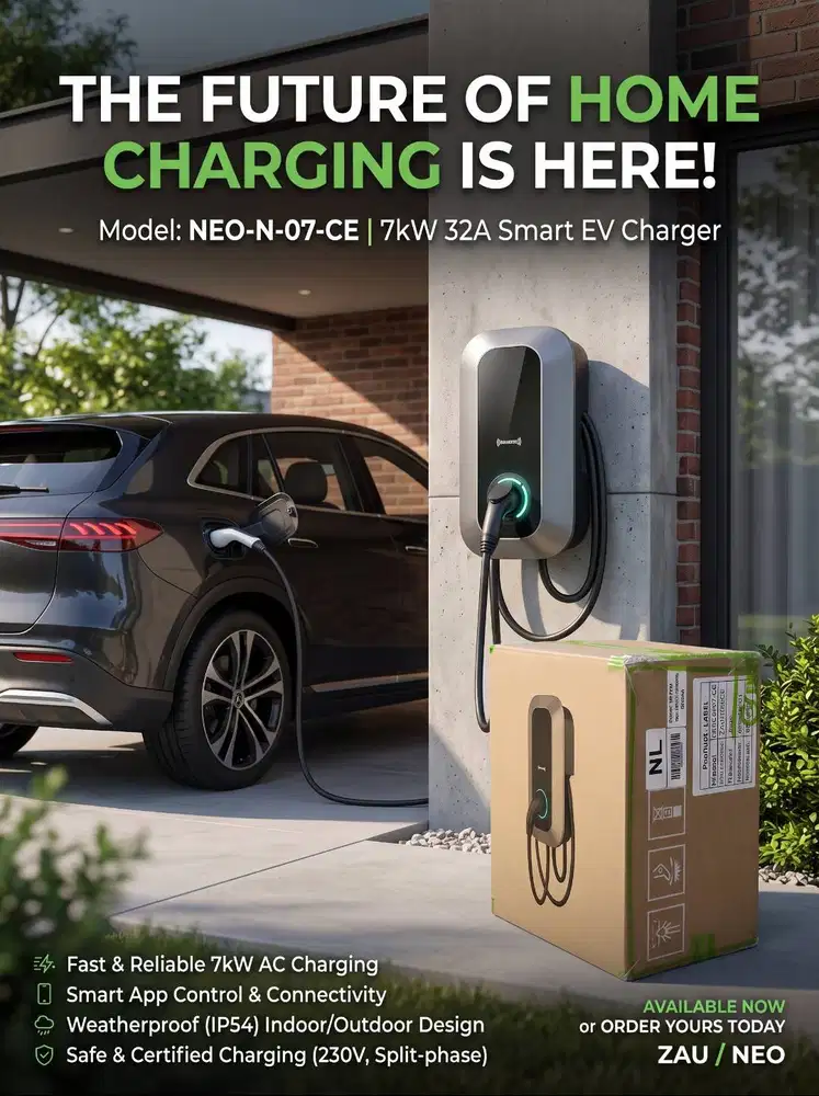 Smart EV Charger Home Wallbox 7kW 32A AC (NEO-N-07-CE) - Original