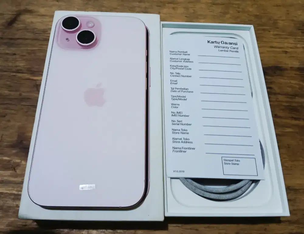 Iphone 15 128 Resmi Pink