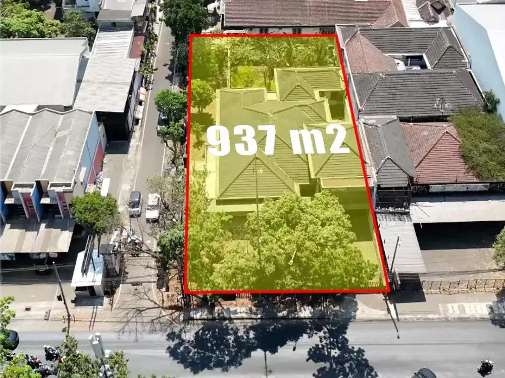FOR SALE RUMAH HITUNG TANAH LUAS STRATEGIS KOMERSIAL NOL JALAN RAYA KOTA MALANG FRD 15