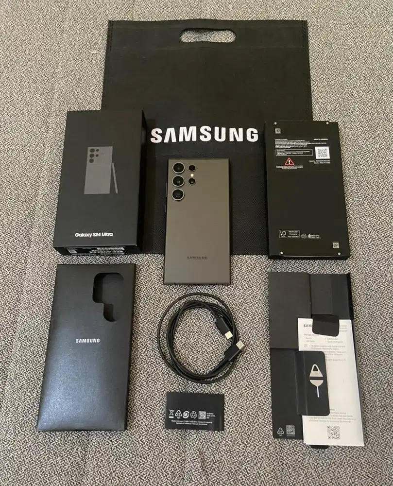 Samsung S24 Ultra 12/256gb Resmi SEIN Fullset lengkap original