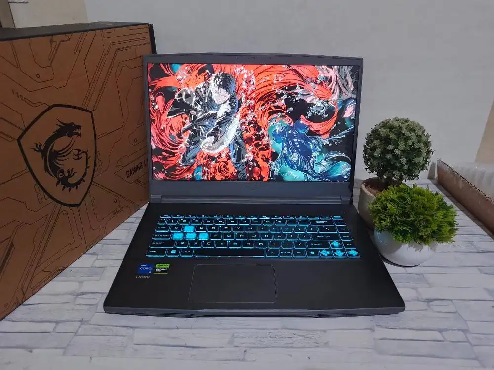 MSI THIN 15 B12UCX RTX 2050 4GB LAYAR 144HZ COCOK BUAT GAMING