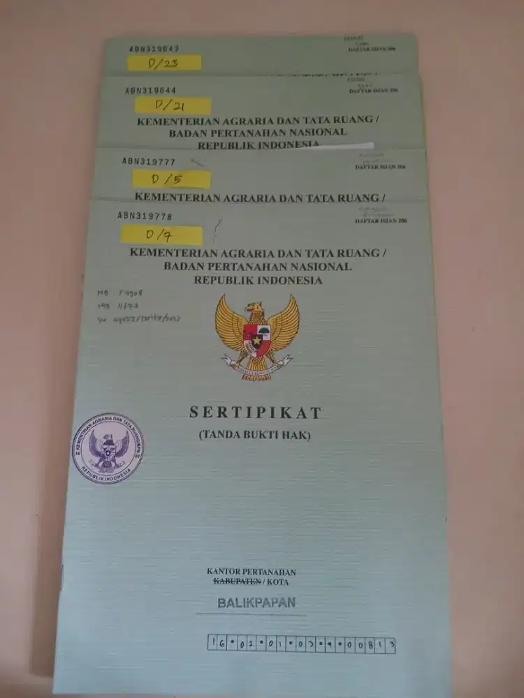 DI JUAL TANAH 4 KAPLING 600m