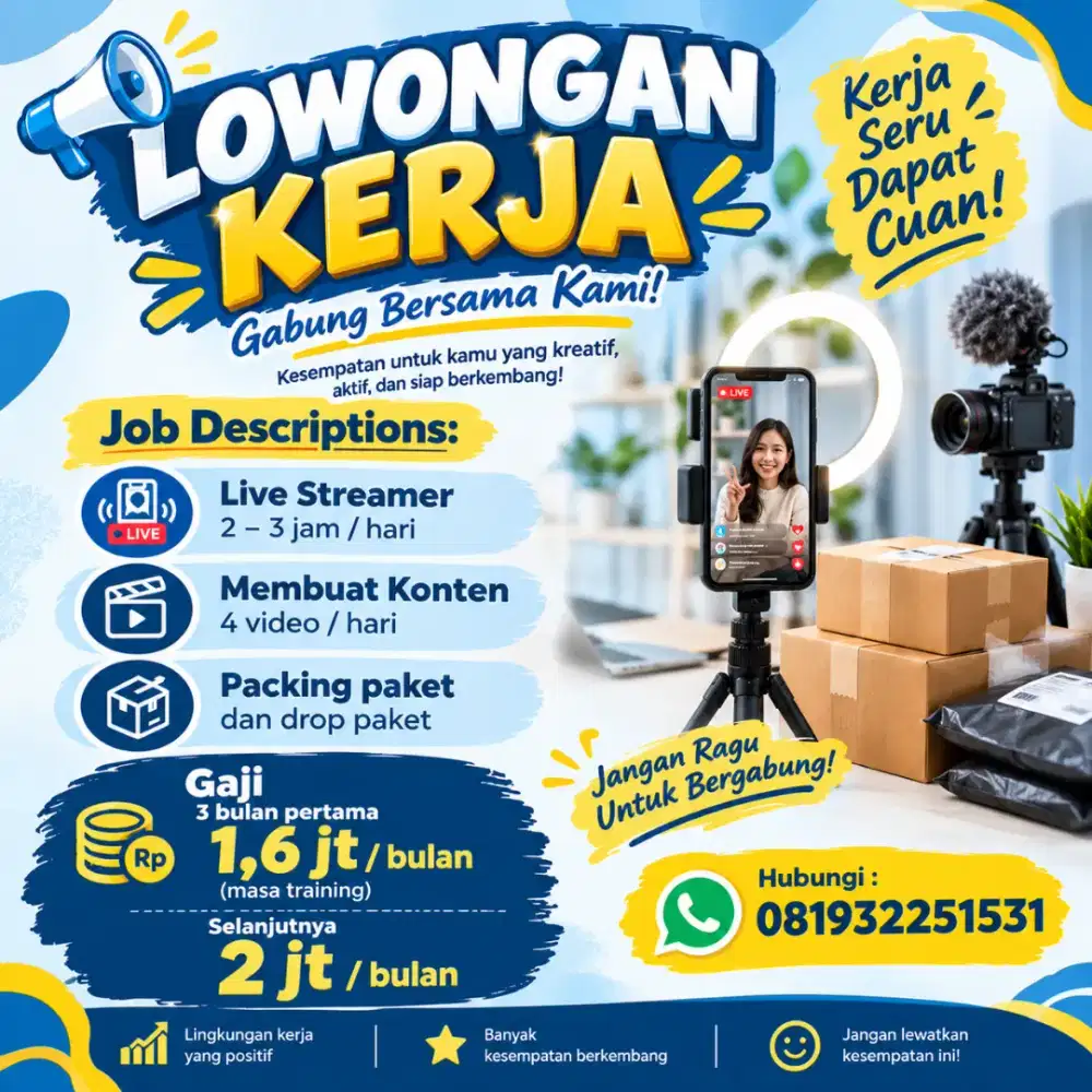 Lowker Live, Packing, Drop Paket