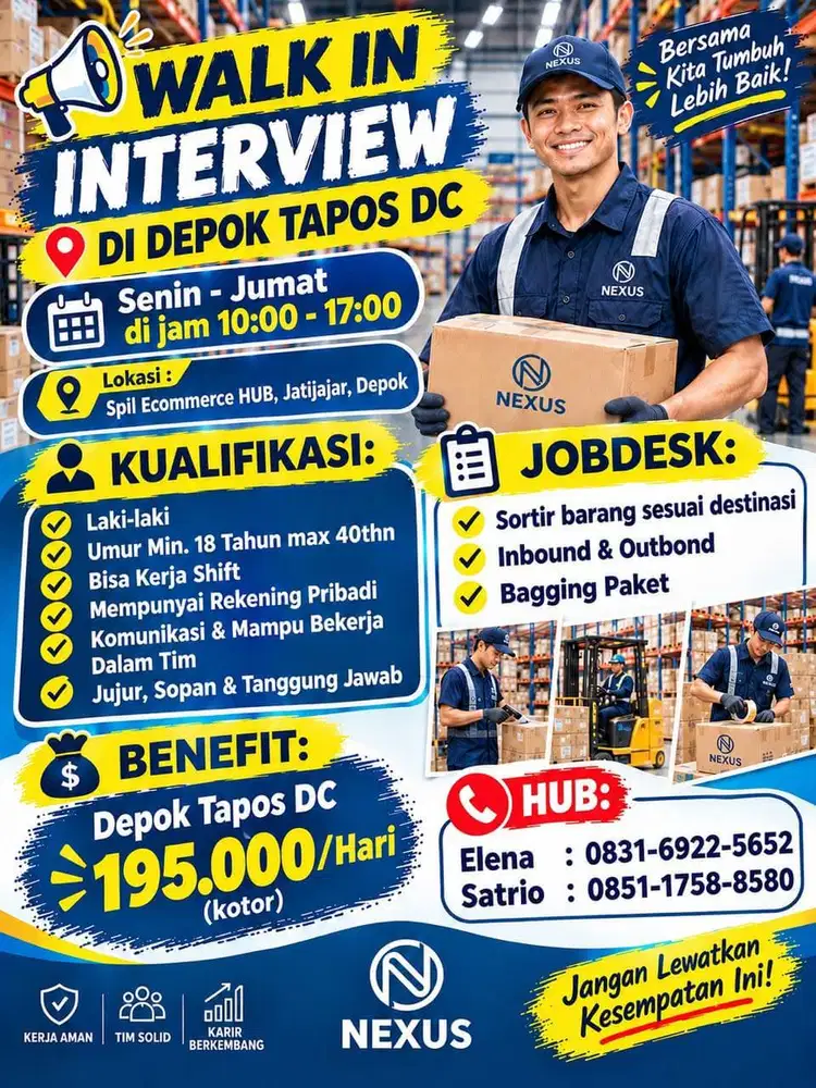 LOKER MITRA DEPOK TAPOS DC