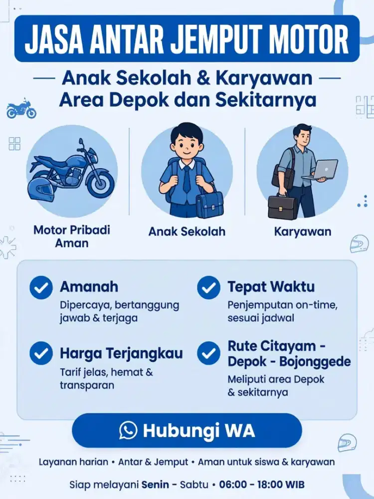 JASA ANTAR ATAU JEMPUT