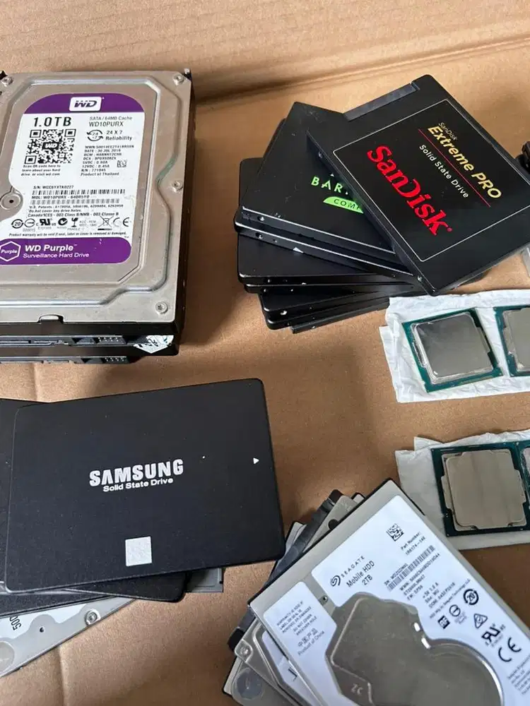 Siap tampung ram,ssd,nvme,hdd,m.2,vga,processor,intel nuc,server,dll