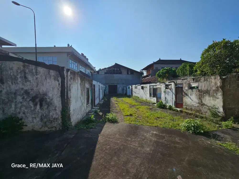 Tanah Komersial 20 Are Bonus Bangunan Dijual di Teuku Umar, Denpasar