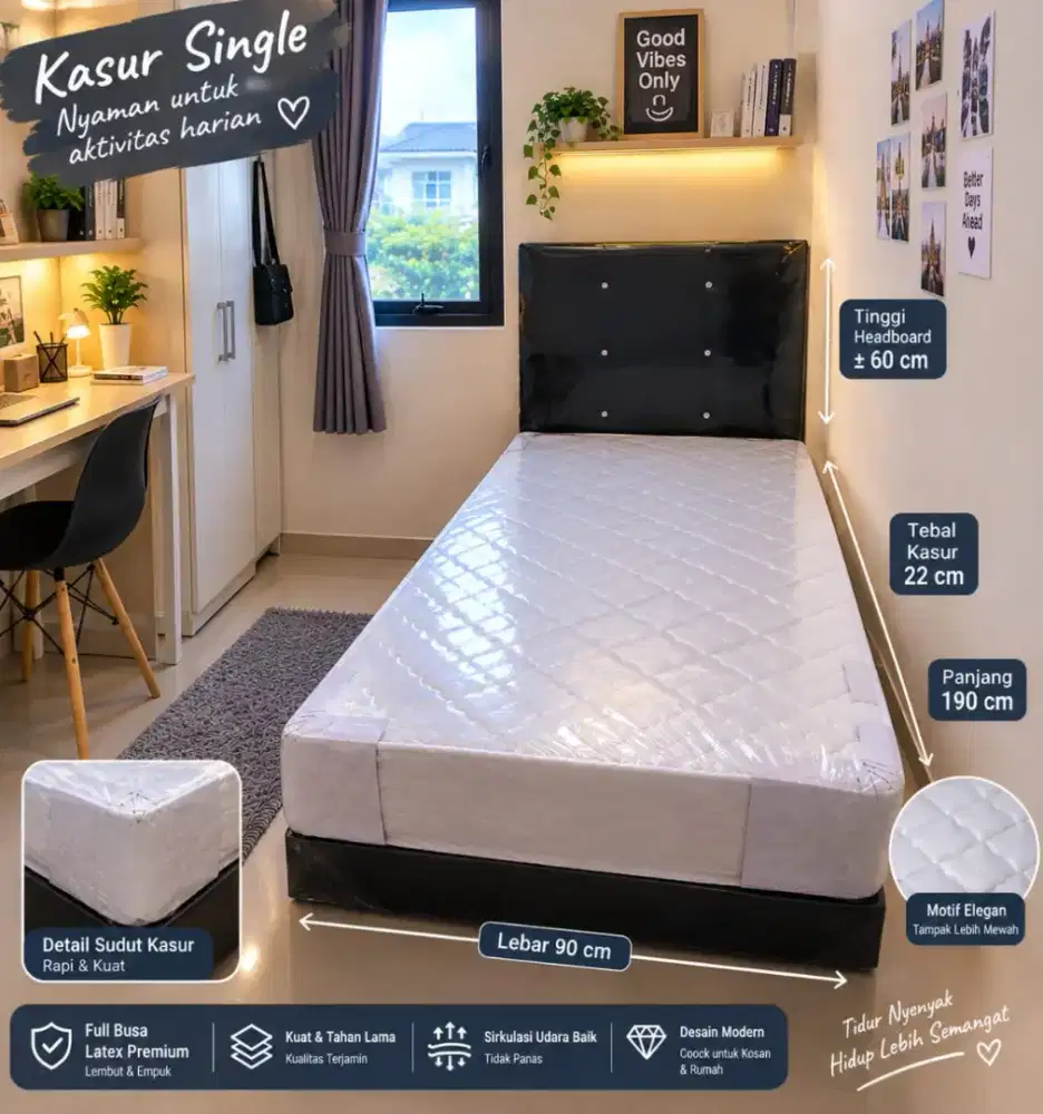 Jual Set Single Singapur terbaru