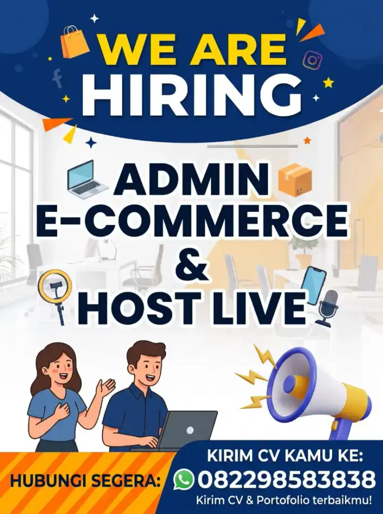 Dibutuhkan Admin E-commerce