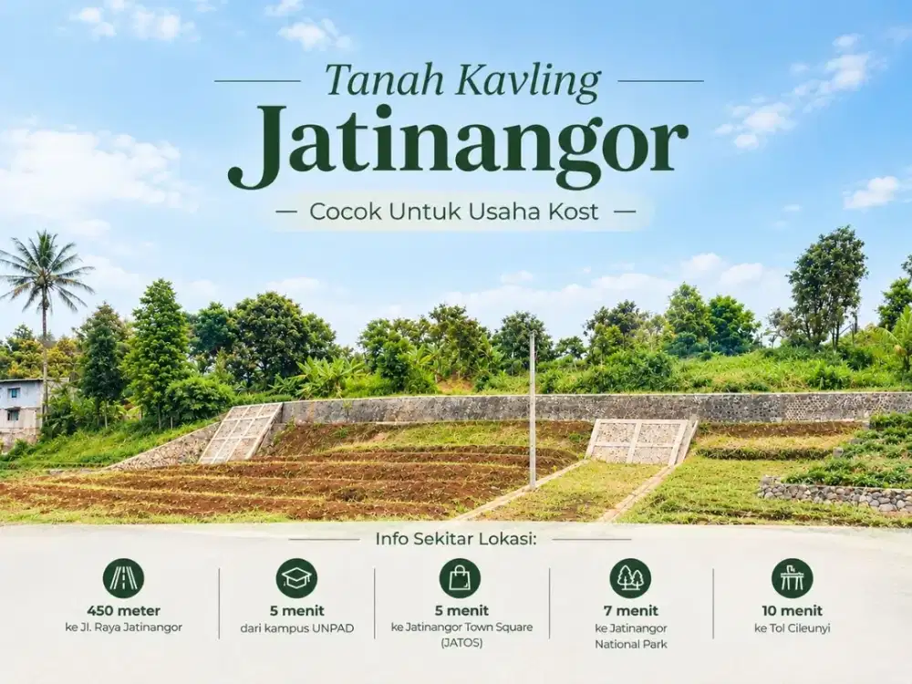 Tanah Kavling SHM di Kawasan Kampus Jatinangor - 126 M²