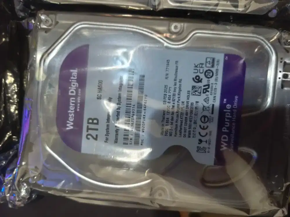 Harddisk WD 1TB dan 2TB