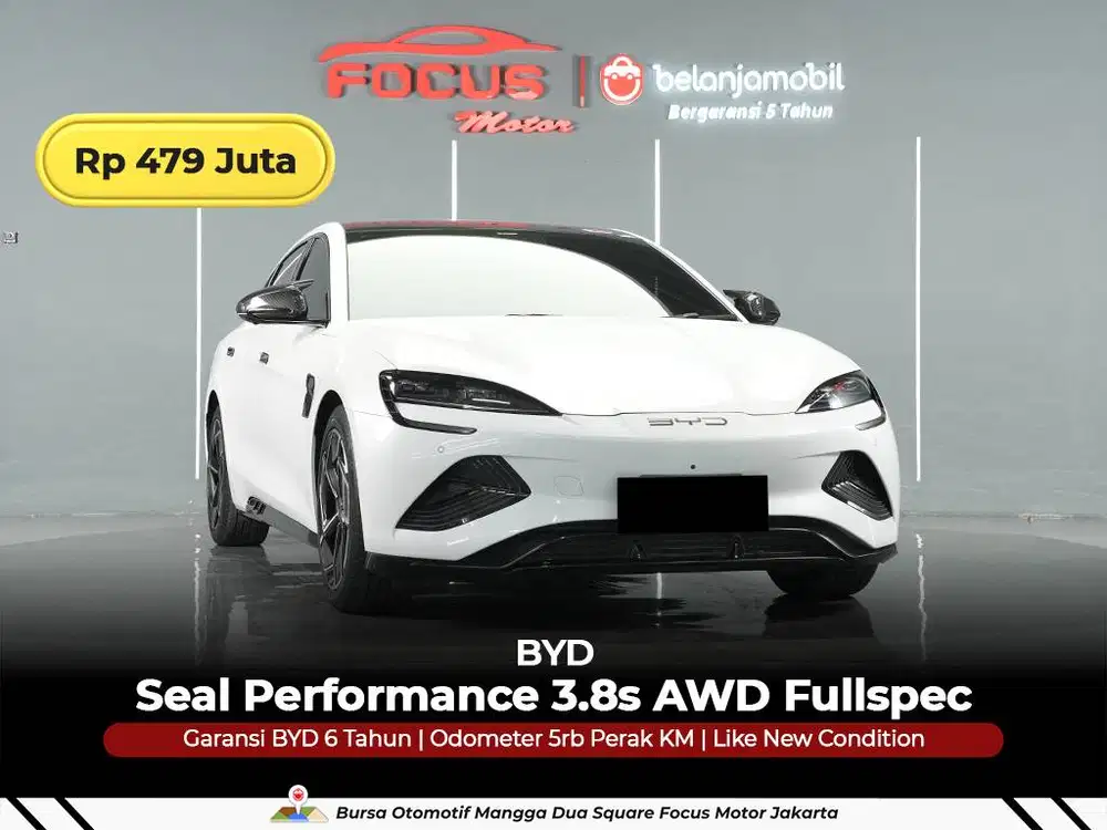 [ GARANSI 5THN AWD KM 5RB ] BYD Seal Performance 3.8s 2023/2024/2025