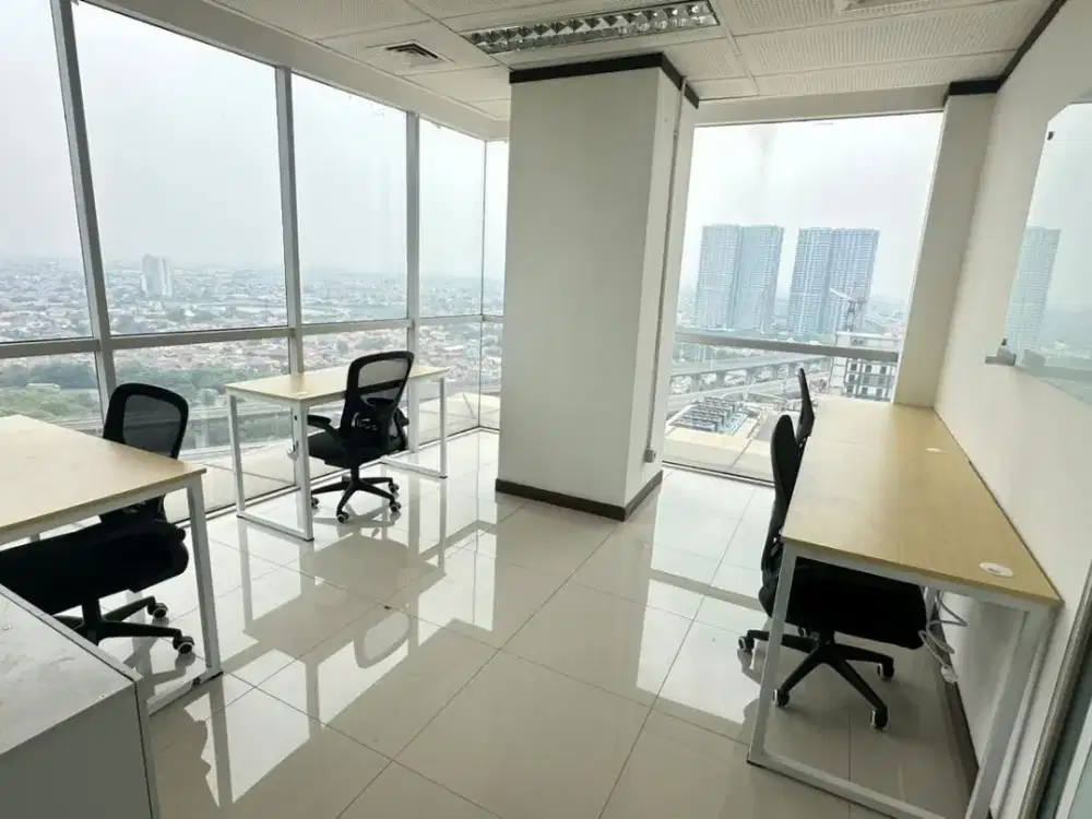 Office Space Furnished di M Gold Tower Bekasi – Modern, Nyaman dengan City View