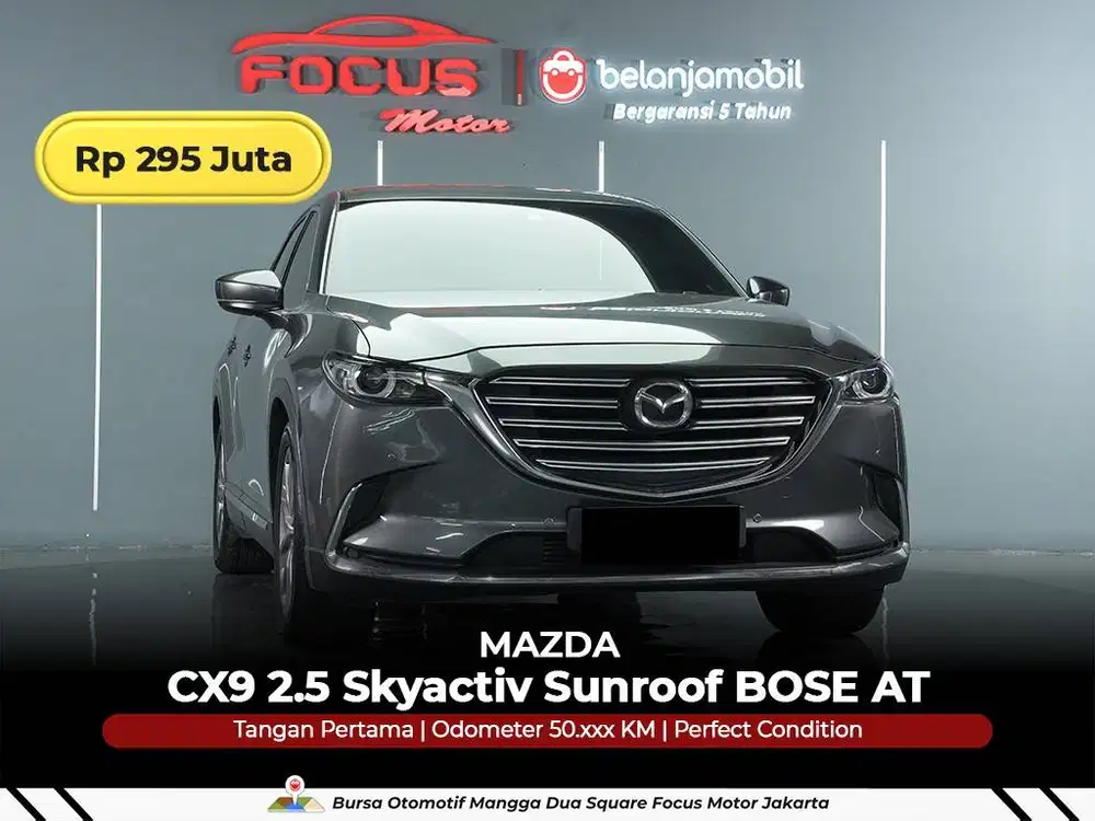 [GARANSI 5THN] Mazda CX9 CX-9 CX 9 2.5 Skyactiv Sunroof 2017/2018/2019