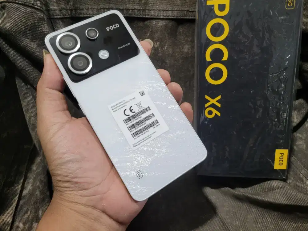 Poco X6 5G ram 12/256gb mulus istimewa fullset original nominus