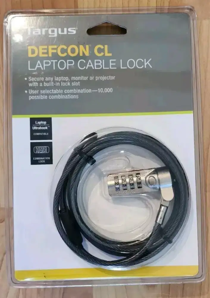 Cable Lock Laptop Targus Defcon Original