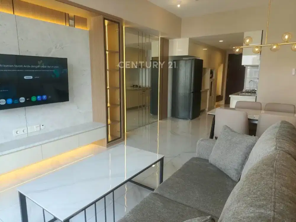 APARTEMEN FURNISHED  3 KAMAR TIDUR LANTAI 32 DI BSD