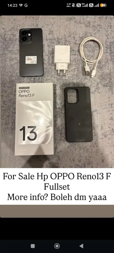 JUAL OPPO RENO 13F 8/256GB
