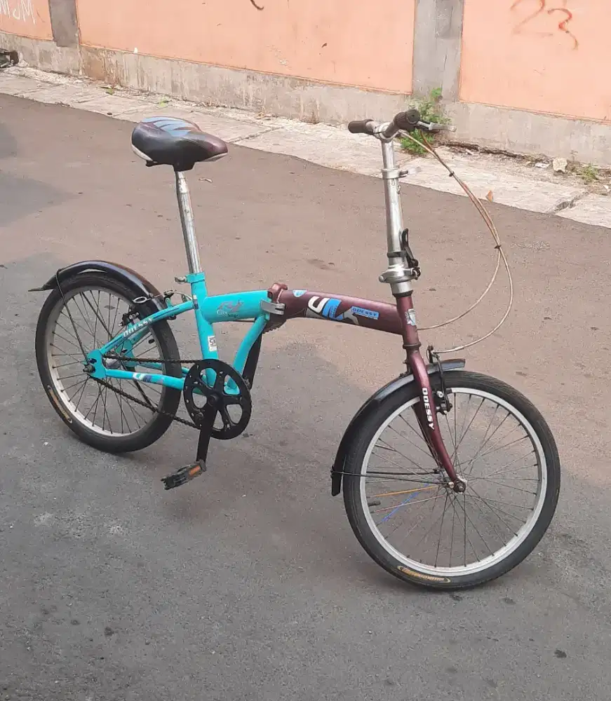 Jual sepeda lipat odessy uk 20 single speed.