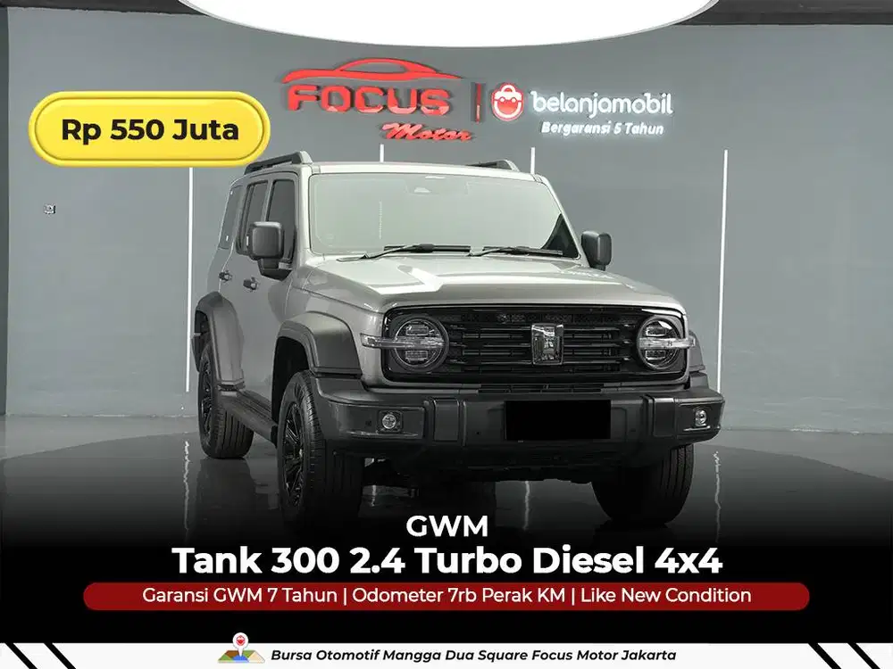 [ GARANSI 5THN 4x4 KM 7RB ] GWM Tank 300 2.4 Diesel 2024/2025/2026