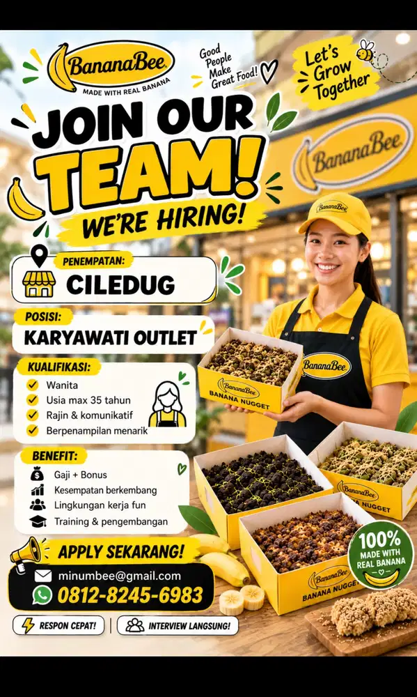 DI BUTUHKAN KARYAWATI SEGERA