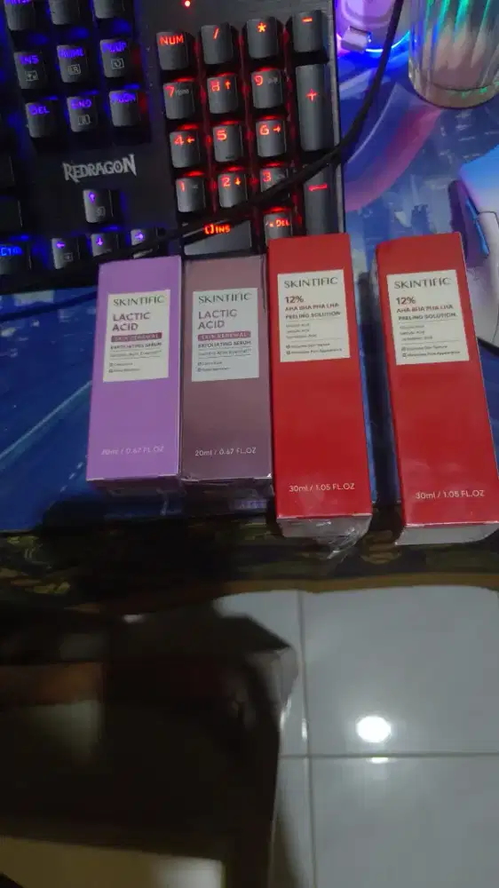 Skintific Peeling Solution + Skin Renewal Masih Segel