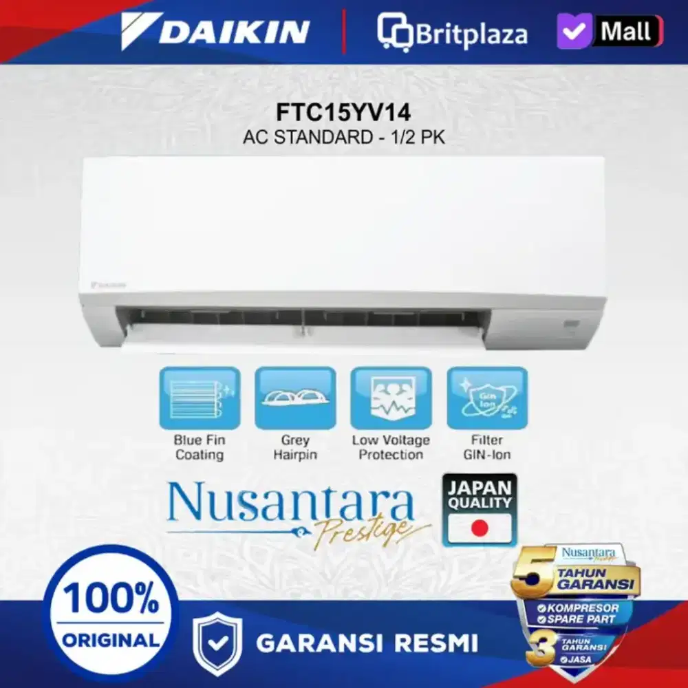 TERMURAH! CASH & KREDIT AC DAIKIN FTC 15YV14 SPLIT STANDART