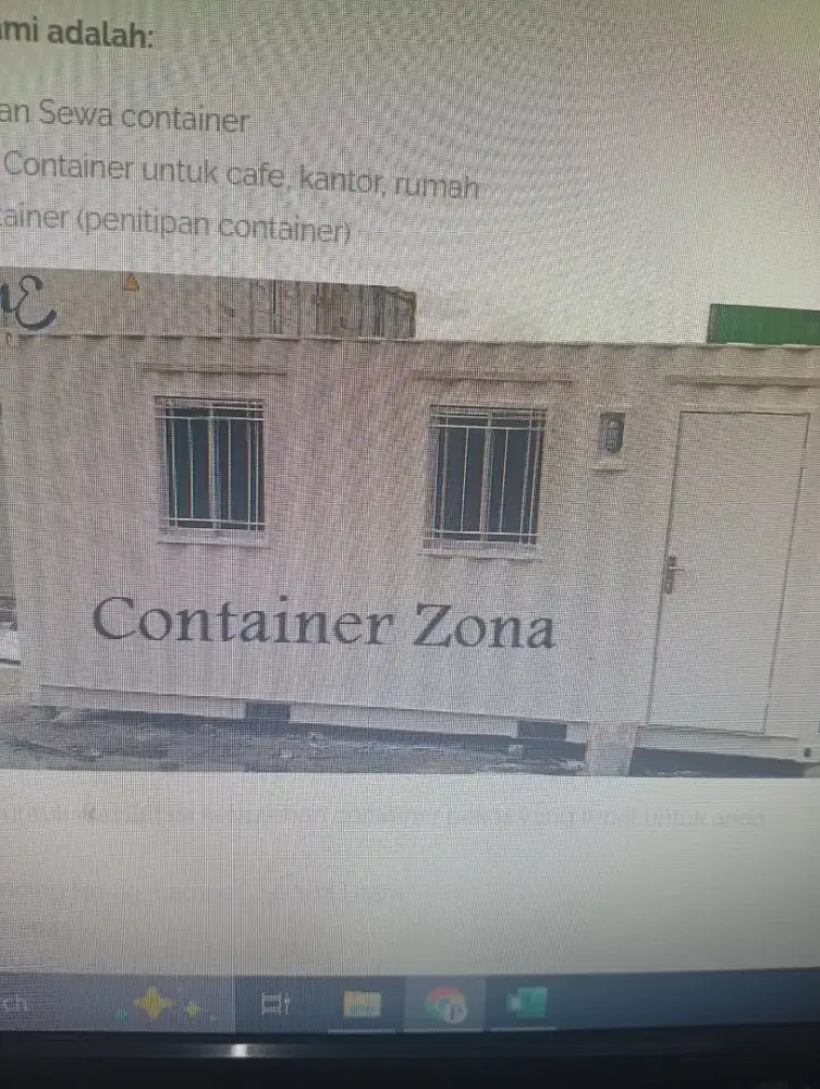Container bekas modifikasi