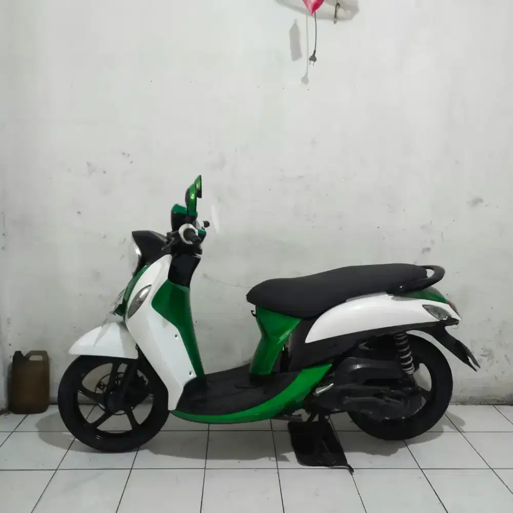 Yamaha Fino karbu 2014 Mesin Aluss Lengkap Bagus