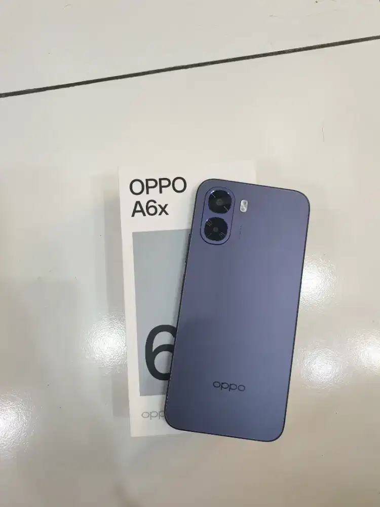 Oppo A6x 6/128 mulus lengkap