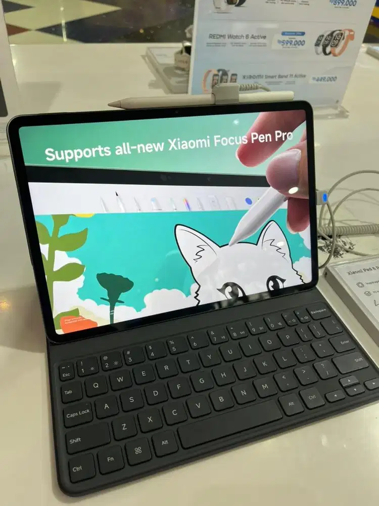 Promo Xiaomi pad 8 pc level ram 8/256 wifi only free keyboard
