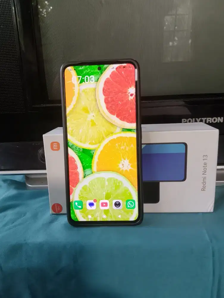 Redmi note 13 4G  8/256 fullset muluas