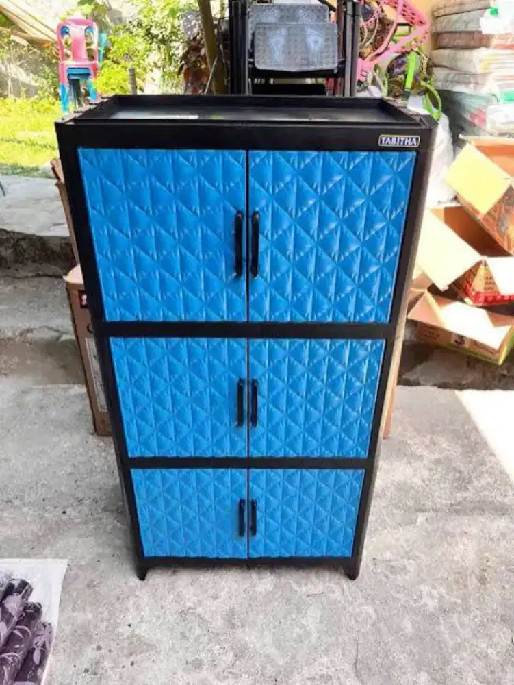Lemari plastik 3 susun