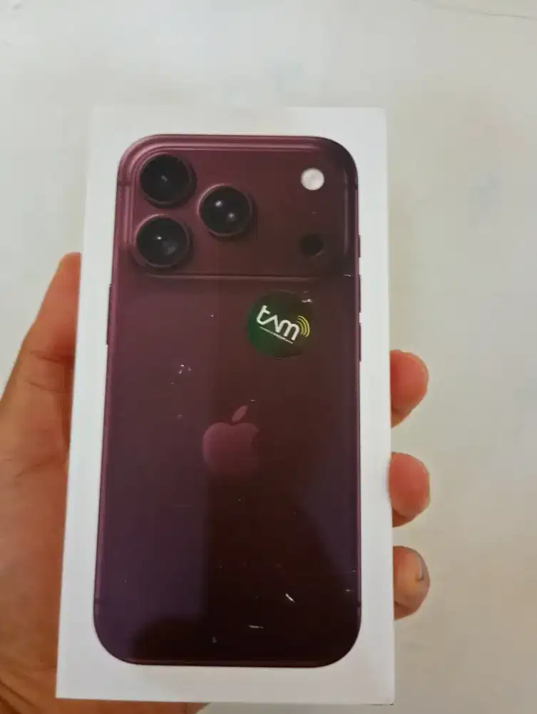 iPhone 18 Pro 256GB Burgundy Garansi resmi Indonesia