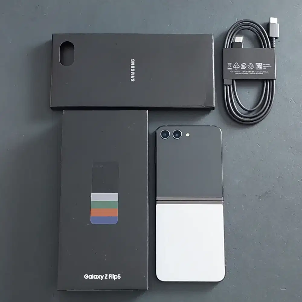 SAMSUNG GALAXY Z FLIP 5 GRAY 8/512GB EX GARANSI RESMI