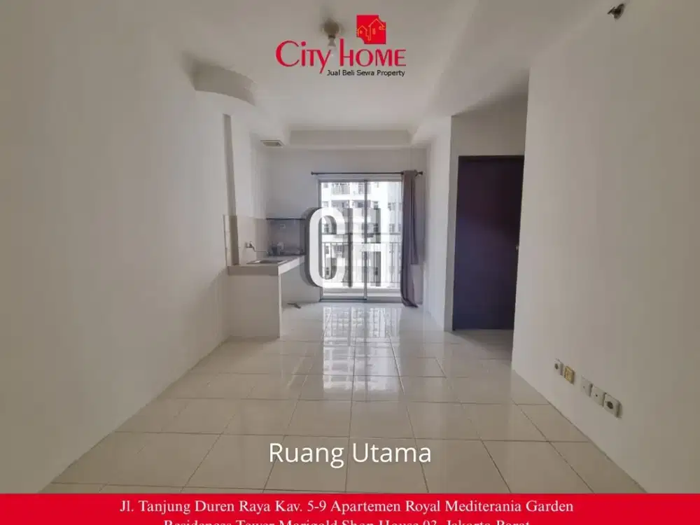 Jual Apartemen Unfurnished 2 BR di Mediterania Garden Residence 2