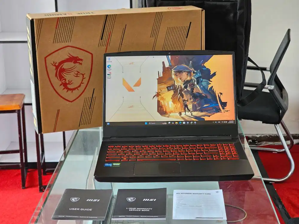 MSI KATANA GF66 12UE Intel Core i7 Gen 12 Ram 16 GB SSD 512 GB Nvidia