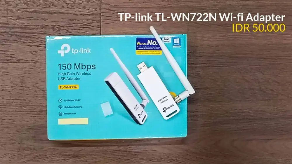 Jual Wi-Fi Adapter Bekas | TP-link TL-WN722N