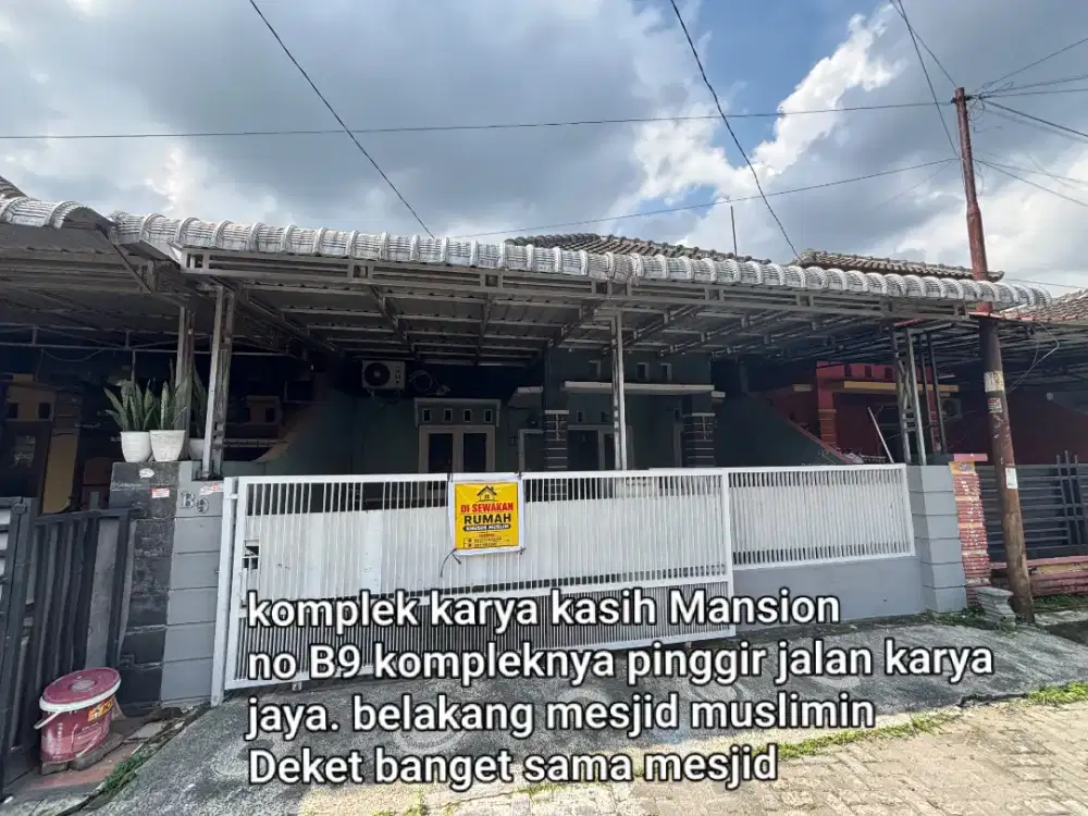 Rumah sewa khusus muslim