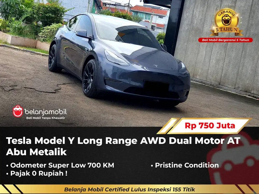 [ GARANSI 5THN AWD KM 700 ] Tesla Model Y Dual Motor 2021/2022/2023