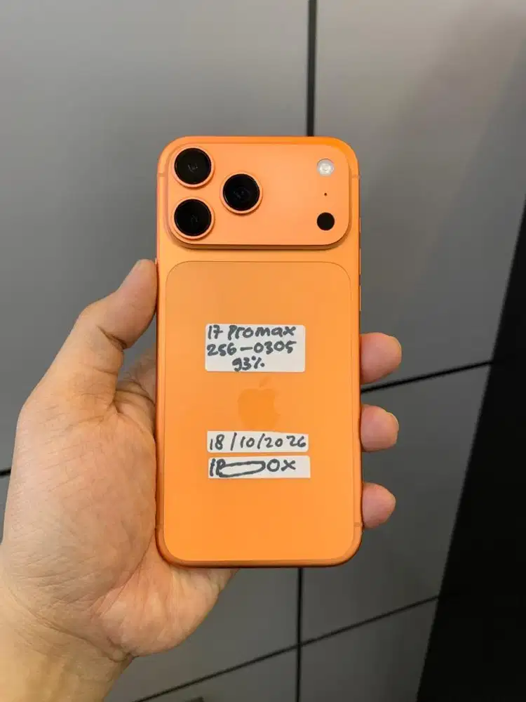Iphone 17 promax 256 Gb Cosmic orange Resmi ibox